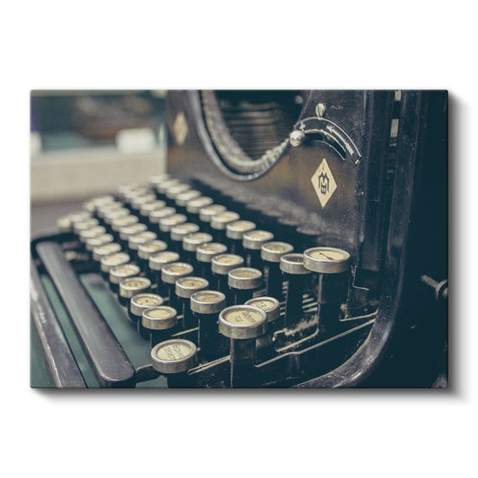 Antika Daktilo - Nostaljik Yazı Makinesi Kanvas Tablo