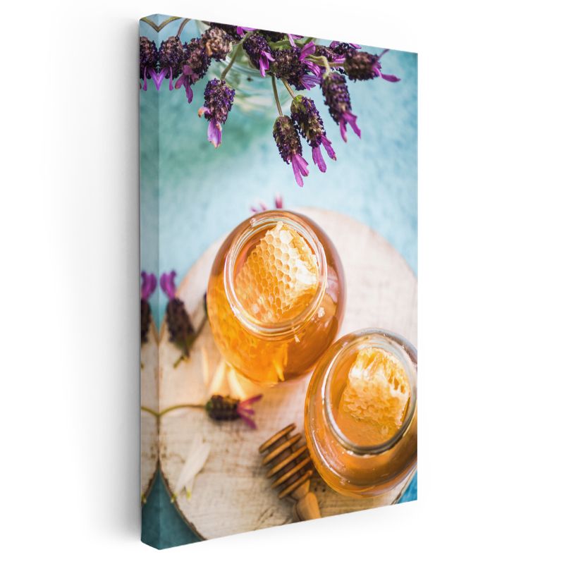 Arı Emeği - Petek Balı Kanvas Tablo