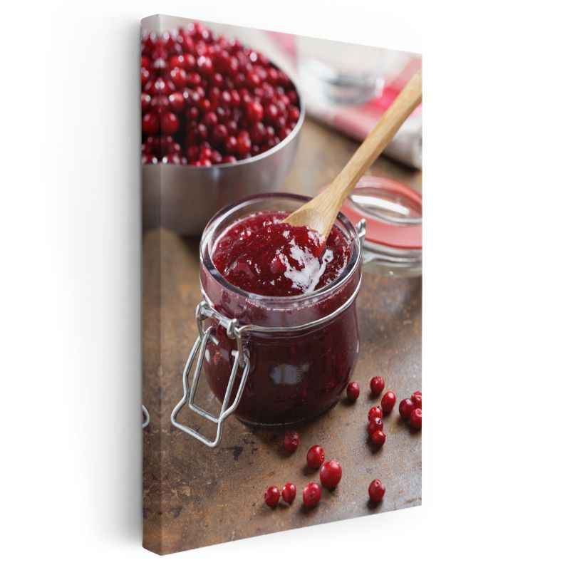 Kızılcık Reçeli - El Yapımı Geleneksel Lezzet Kanvas Tablo