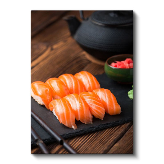 Somon Nigiri - Geleneksel Japon Mutfağının İnceliği Kanvas Tablo