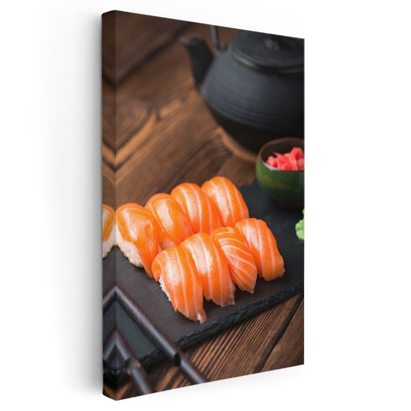 Somon Nigiri - Geleneksel Japon Mutfağının İnceliği Kanvas Tablo