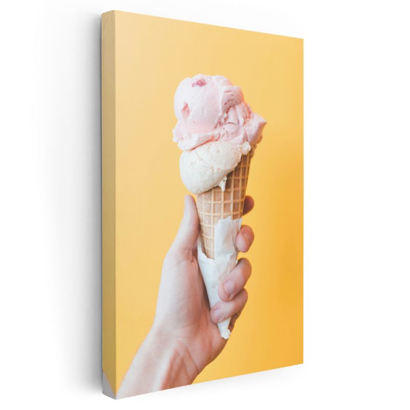Dondurma Keyfi - Tatlı Serinlik Kanvas Tablo