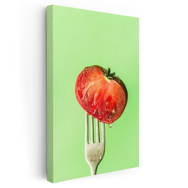 Sulu Domates - Taze Sebze Kanvas Tablo