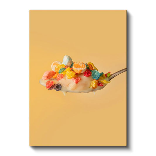 Renkli Gevrek - Kahvaltı Neşesi Kanvas Tablo