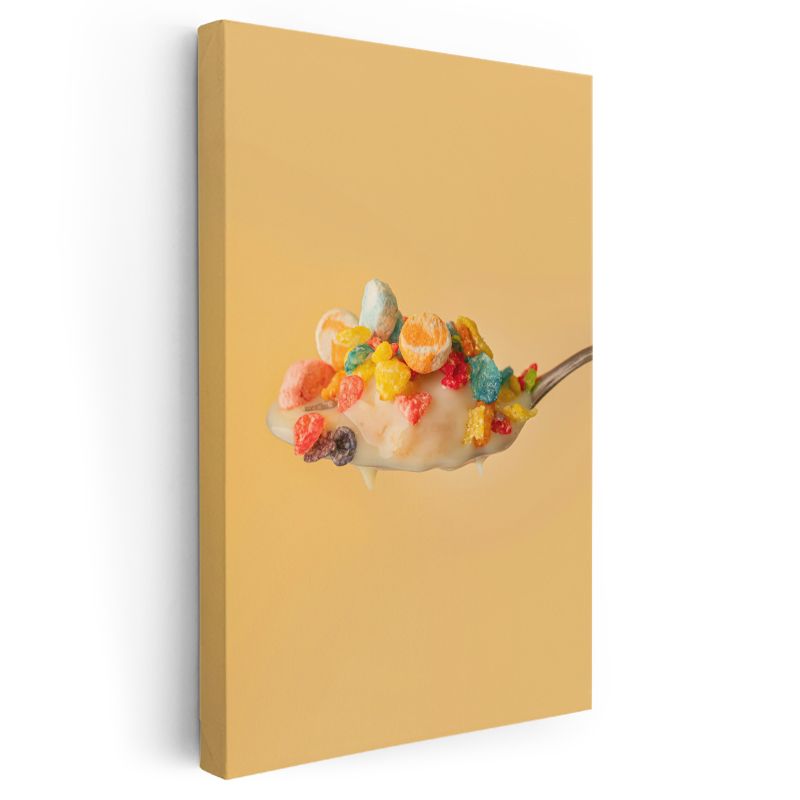 Renkli Gevrek - Kahvaltı Neşesi Kanvas Tablo