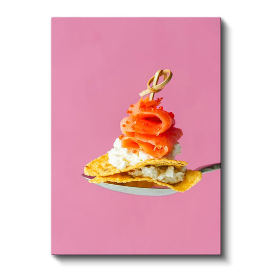 Somon Kanapesi - Gurme Dokunuş Kanvas Tablo