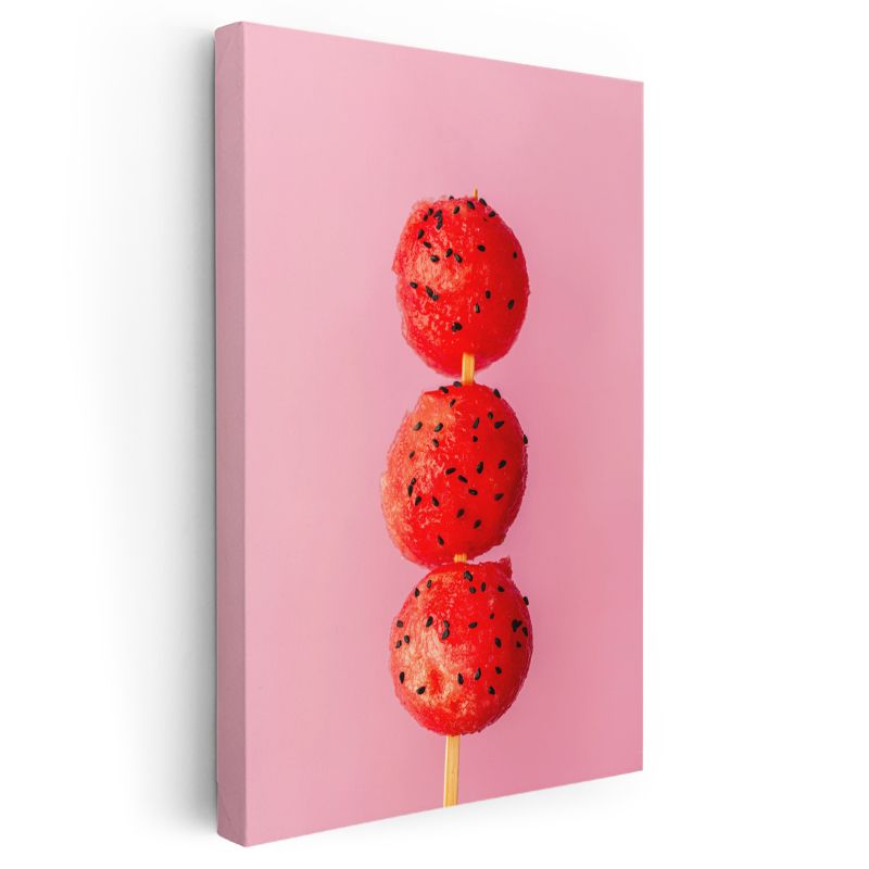 Karpuz Topları - Tatlı Yaz Lezzeti Kanvas Tablo