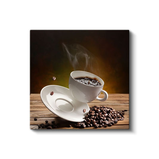 Sıcak Kahve - Sabah Ritüeli Kanvas Tablo