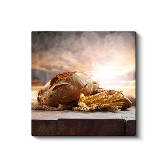 Rustik Ekmek - Geleneksel Tahıl Lezzeti Kanvas Tablo