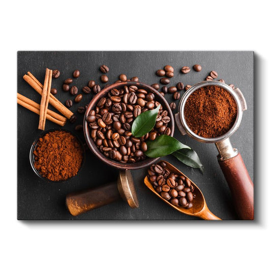 Kahve Dünyası - Çekirdekten Fincana Lezzet Yolculuğu Kanvas Tablo