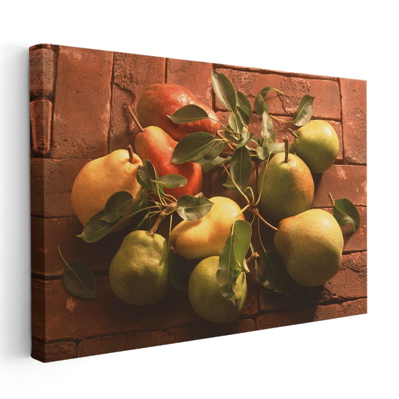 Armut Çeşitleri - Doğal Bahçe Ürünleri Kanvas Tablo