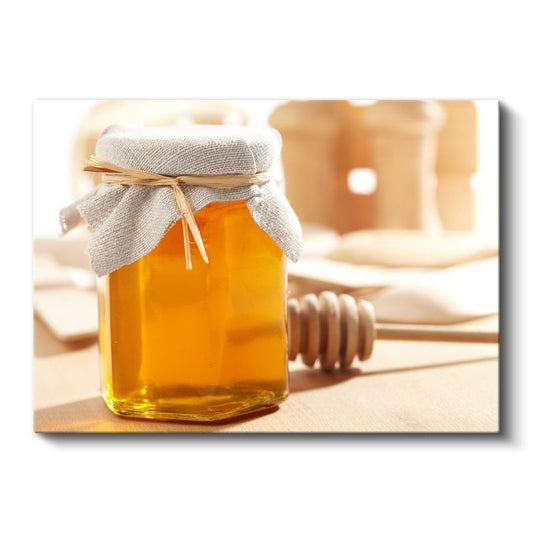 Saf Bal - Altın Renkli Doğal Lezzet Kanvas Tablo