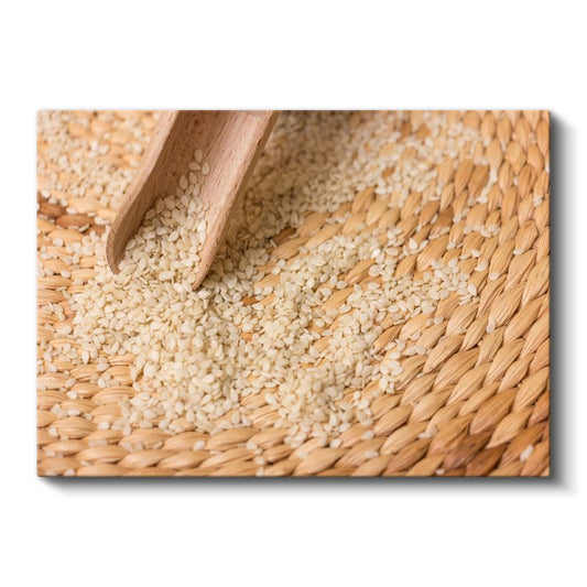 Altın Susam - Geleneksel Kepçe Kanvas Tablo