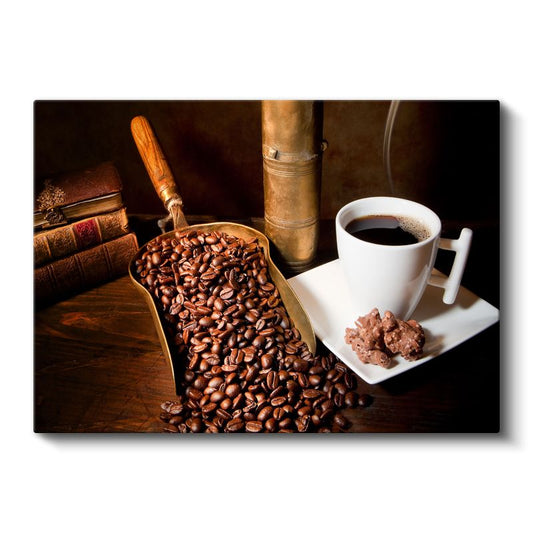 Kahve Dünyası - Çekirdekten Fincana Keyif Yolculuğu Kanvas Tablo