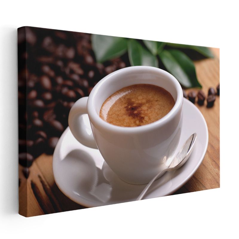 İtalyan Espresso - Kahve Keyfi Kanvas Tablo