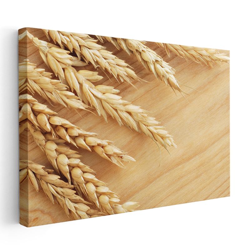 Altın Buğday Başakları - Doğal Bereket Kanvas Tablo