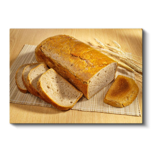 Taze Ekmek - Altın Kabuklu Somun Kanvas Tablo