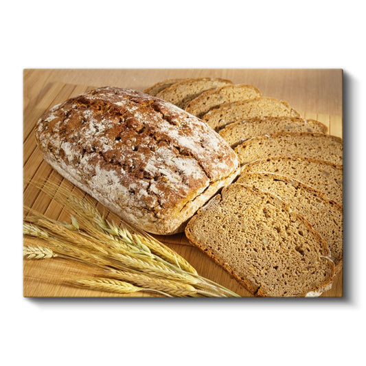 Tam Buğday Ekmeği - Geleneksel Fırın Lezzeti Kanvas Tablo