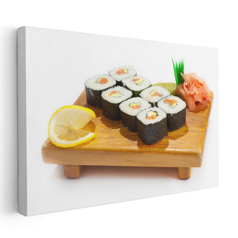 Sushi Tabağı - Japon Mutfağı Kanvas Tablo