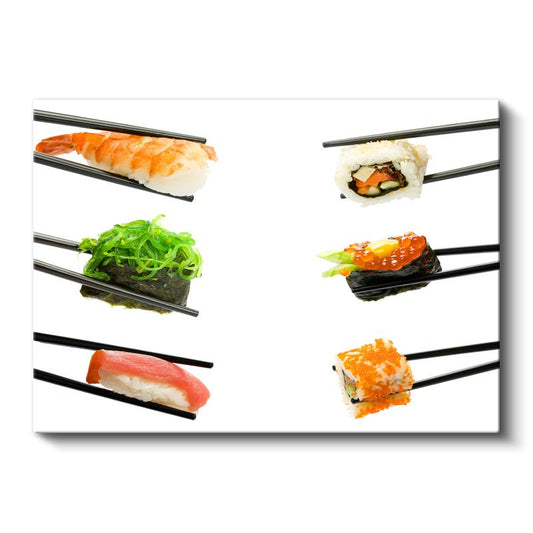 Suşi Çeşitleri - Japon Mutfağı Kanvas Tablo