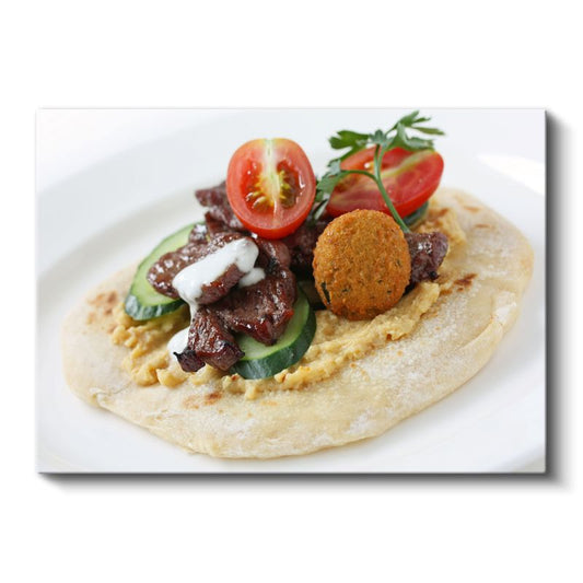 Humuslu Pide - Ortadoğu Mutfağının İncisi Kanvas Tablo