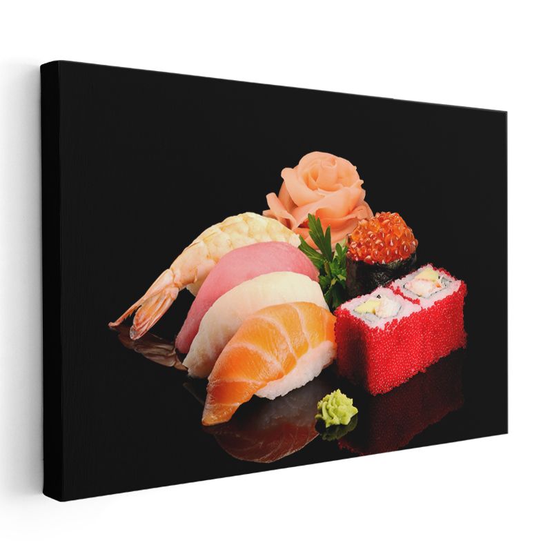 Suşi Tabağı - Japon Mutfağı Lezzetleri Kanvas Tablo