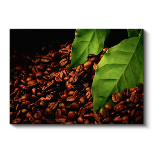 Kahve Çekirdekleri - Taze Kavrulmuş Aromalı Taneler Kanvas Tablo