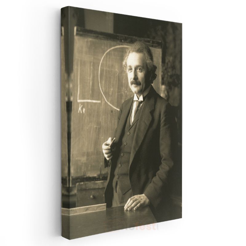 Albert Einstein - Genç Profesör Yılları Kanvas Tablo