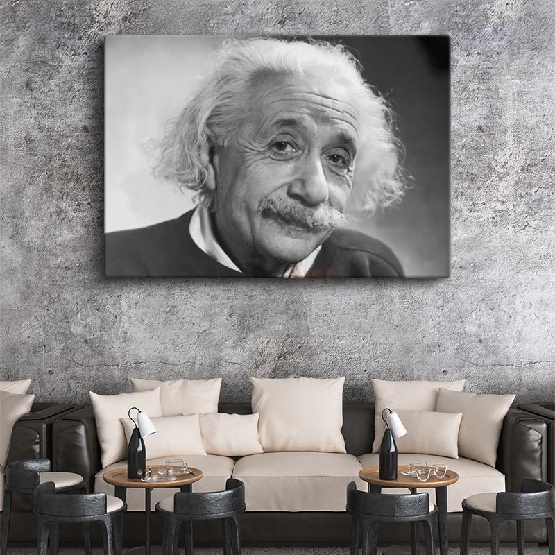 Albert Einstein - Bilim Dünyasının Gülen Yüzü Kanvas Tablo