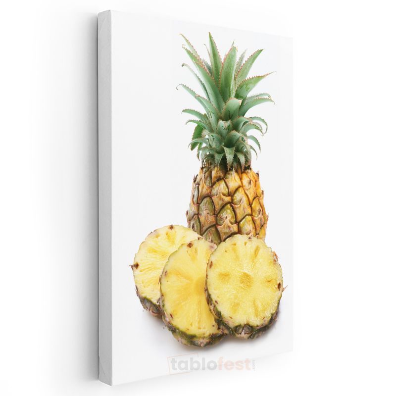 Taze Ananas - Tropikal Meyve Lezzeti Kanvas Tablo