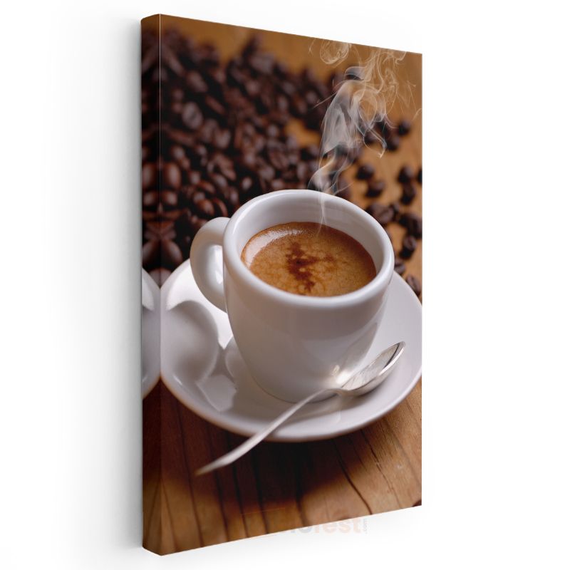 Kahve Molası - Taze Espresso Kanvas Tablo