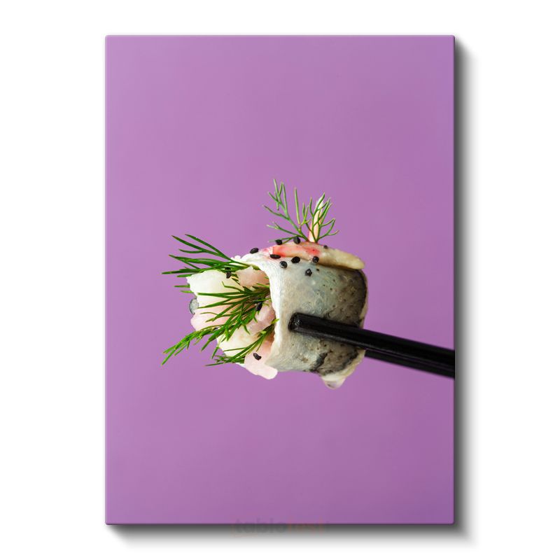 Sushi Sanatı - Çubukla Tutulan Lezzet Kanvas Tablo