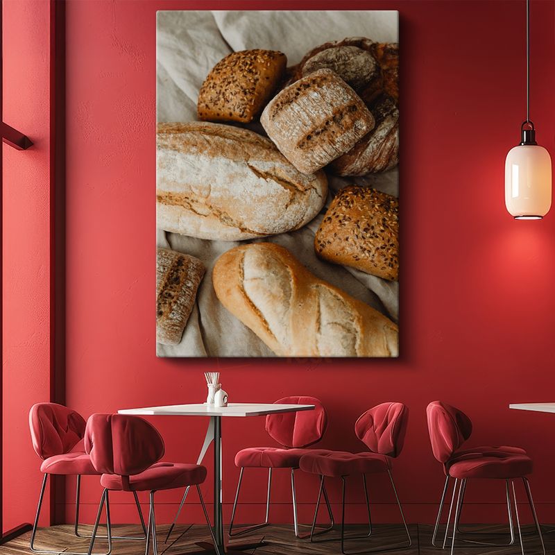 Artisan Ekmekler - El Yapımı Fırın Lezzetleri Kanvas Tablo