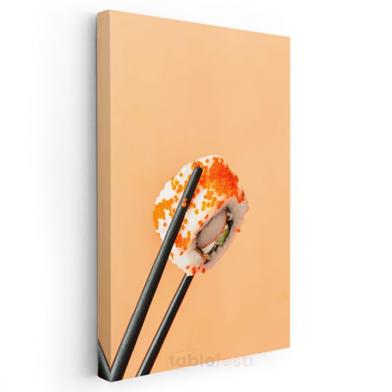 Sushi Sanatı - Çubukla Tutulan Lezzet Kanvas Tablo