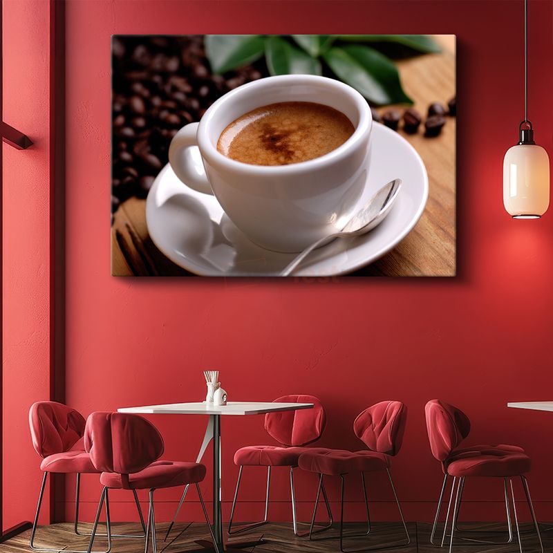 İtalyan Espresso - Kahve Keyfi Kanvas Tablo