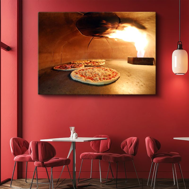 İtalyan Pizzası - Taş Fırında Geleneksel Lezzet Kanvas Tablo