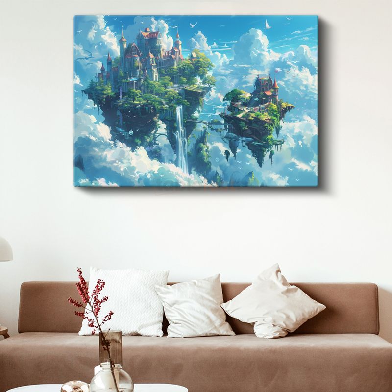 Gökyüzü Kalesi - Yüzen Adalar Anime Kanvas Tablo