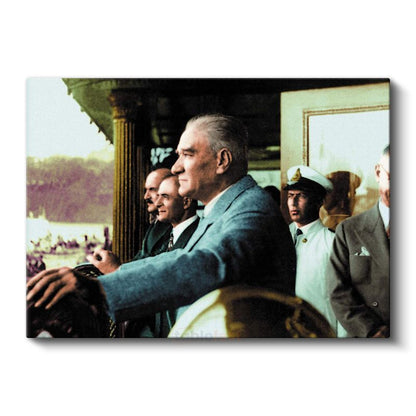 Atatürk ve Liderlik - Devlet Yönetiminde Kanvas Tablo