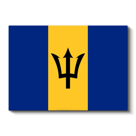 Barbados Bayrağı - Kanvas Tablo