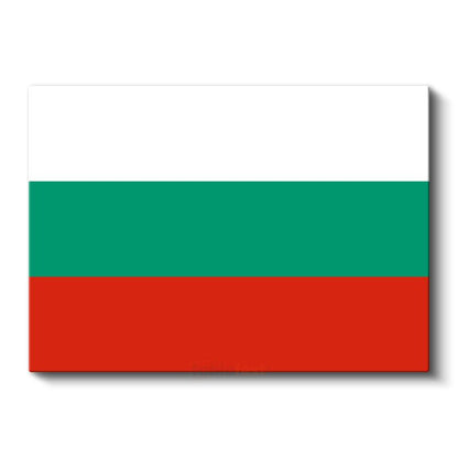Bulgaristan Bayrağı - Kanvas Tablo