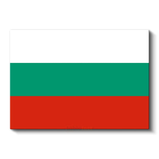 Bulgaristan Bayrağı - Kanvas Tablo