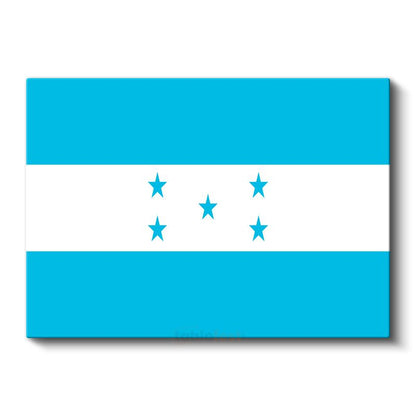 Honduras Bayrağı - Kanvas Tablo