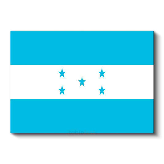 Honduras Bayrağı - Kanvas Tablo