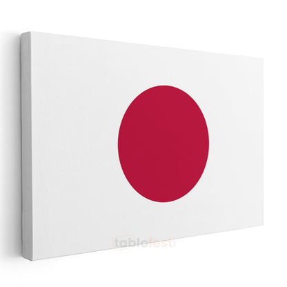 Japonya Bayrağı - Kanvas Tablo