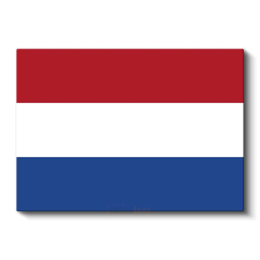 Hollanda Bayrağı - Kanvas Tablo