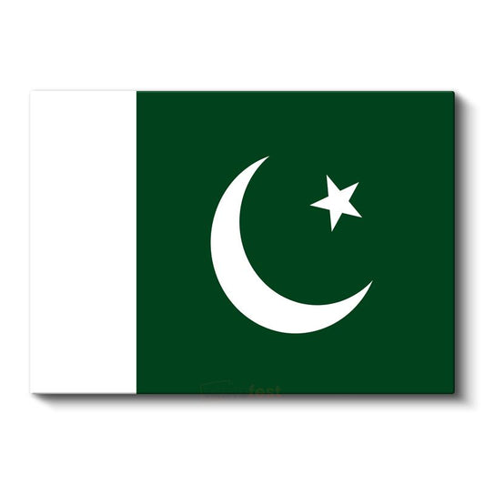 Pakistan Bayrağı - Kanvas Tablo