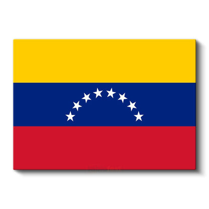 Venezuela Bayrağı - Kanvas Tablo