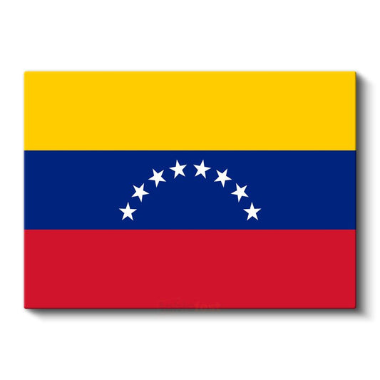 Venezuela Bayrağı - Kanvas Tablo