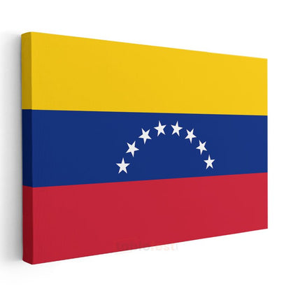 Venezuela Bayrağı - Kanvas Tablo