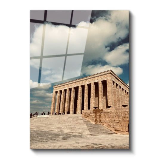 Anıtkabir - Mavi Gökyüzü Altında Cam Tablo
